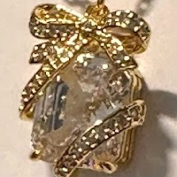 Kate Spade Pave Present Pendant & Studs Boxed Set NIB Sophisticated Style NWT - Picture 8 of 15